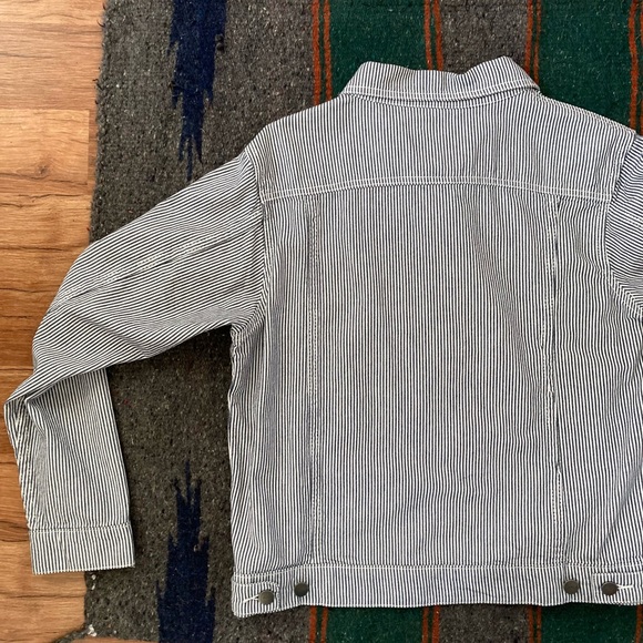 RVCA Blue and White Striped Jacket - Picture 5 of 5